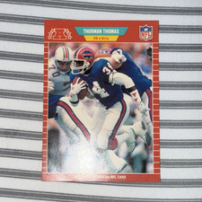 Pro Set 1989 Thurman Thomas #32 Buffalo Bills NFL Base Set Football Card