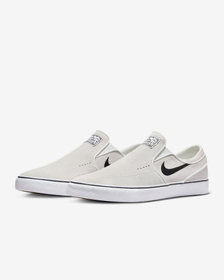 NEW Nike Zoom Stefan Janoski+ Slip SB Summit White Black FN5893-100 Sz 11