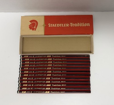 Vtg Staedtler-Tradition Germany 200 Box Of 12 Pencils Original Box