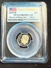 2015 W ROOSEVELT DIME SILVER PCGS PR69DCAM MARCH OF DIMES SET 169