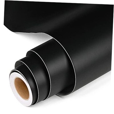 Permanent Vinyl - Adhesive Vinyl for All Cutting Machine, 12'' 10FT Matte Black