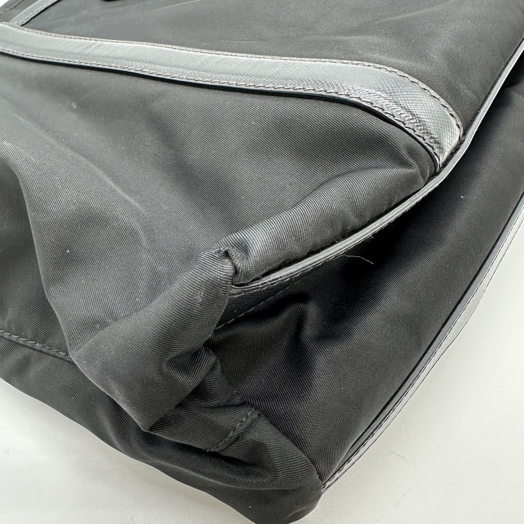 PRADA Handbag Tote Bag Black Nylon Women s Men s Fashion USED Gift Used ELGZN thumbnail 8