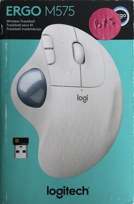 Logitech ERGO M575 Wireless Trackball - Off-White