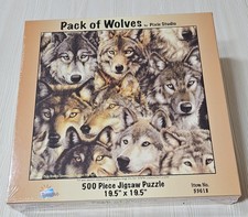 Pack of Wolves, Sunsout, Made in the USA, Brand New in box