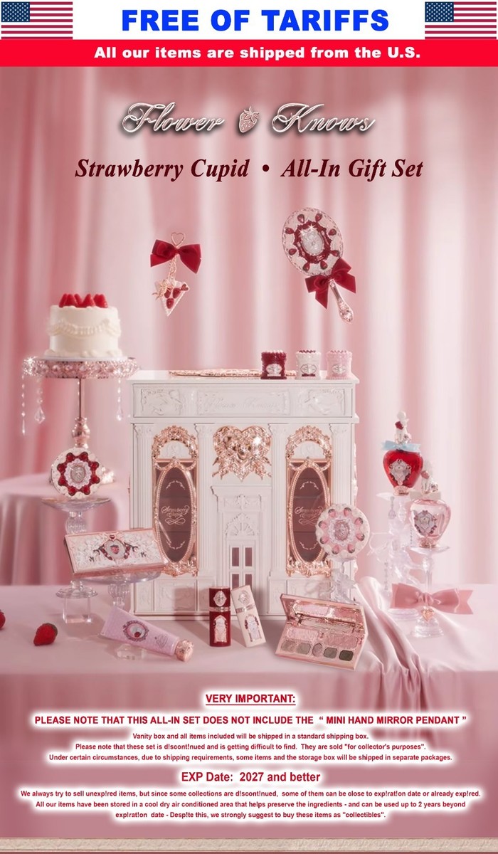 Flower Knows STRAWBERRY CUPID All-in Full Set Makeup Gift Box WITH