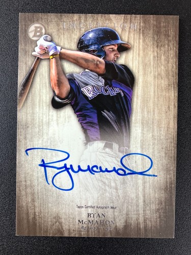 2014 Topps Inception Ryan McMahon Rookie Colorado Rockies Auto