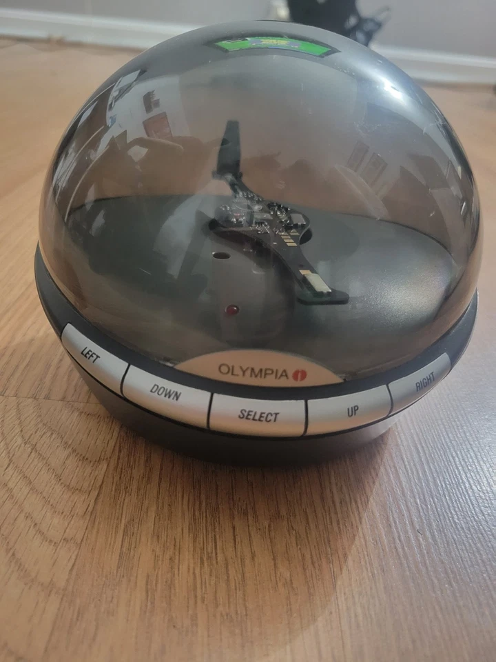 Reloj digital de identificación de llamadas Olympia Infoglobe gris/negro sin cable de alimentación Foto 2 de 3