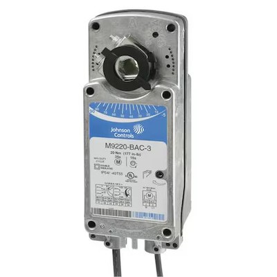 Johnson Controls M9220-Bgc-3 Electric Actuator, 24 To 57 Sec.24Vac/Dc