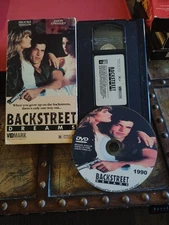 BACKSTREET DREAMS 1990 DVD VHS OOP Brooke Shields Sherilyn Fenn