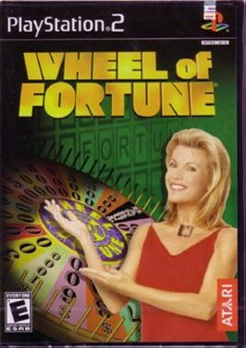 PS2 Wheel of Fortune Playstation 2 Game Show Video Game TESTED WORKS 2003 Atari