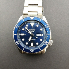 Seiko 5 Sports SRPD51 Automatic 42mm Blue Dial Stainless Steel Diver Style Watch
