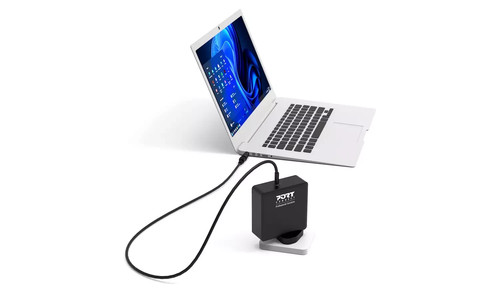 Port Connect Plug-In Universal 90W Laptop Power Supply -9 Tips Laptops Up To 17" - Afbeelding 3 van 6