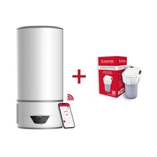 Aerotermia, Ariston, Lydos Hybrid Wifi, 100 litros + Filtro Antical, Vertical, C