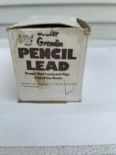 Vintage Water Gremlin Pencil Lead Weight . 3/16 Diameter Approximately 1 Pound.