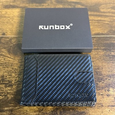 NEW - Runbox Carbon Fiber Pattern Wallet RFID