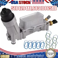 Aluminum Upgraded Oil Filter Housing Assembly For Dodge Grand Caravan 11-16 3.6L