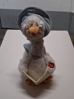 Cuddle Barn Mother Goose 14'' Electronic Talking Plush Works