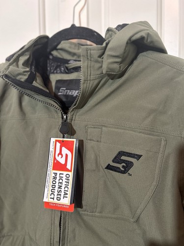 Snap On Tools RA Full Zip Hooded Coat YOUTH Medium Winter Jacket New - Picture 2 of 9
