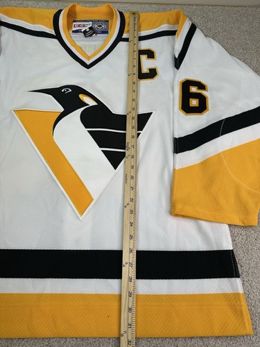 Mario Lemieux Pittsburgh Penguins Authentic CCM NHL Jersey • Size 48 - Picture 9 of 10