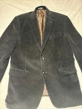Ralph Lauren Sport Coat Blazer Corduroy Brown Vintage Look At Measurements