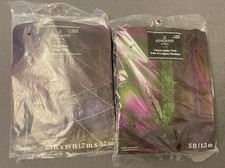 2 LOT ASHLAND HALLOWEEN BACKDROP ELASTIC SPIDER WEB DECORATION MEGA HANGING NEW