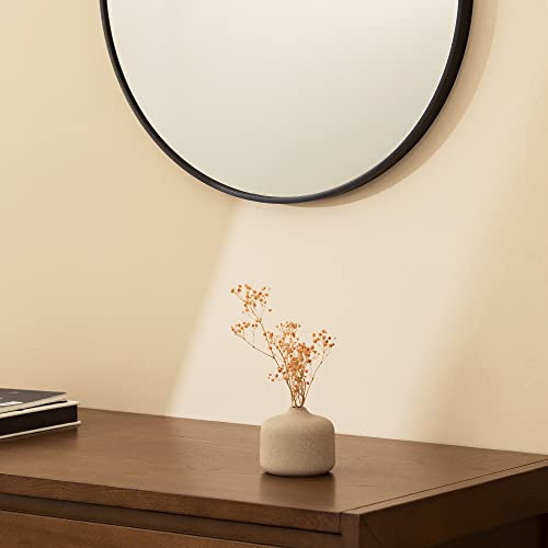 Round Mirror - 60 cm (24 inches) - Large Circle Wall Mirror for Bathroom Bed - Picture 6 of 8