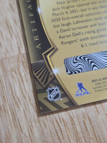 Artefactos ALEXIS LAFRENIERE 2021-22 Aurum sin rayar #A-13 New York Rangers - Imagen 9 de 10
