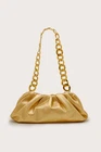 NWT Cult Gaia Dulce Shoulder Bag Gold Brass  MSRP $598 NEW