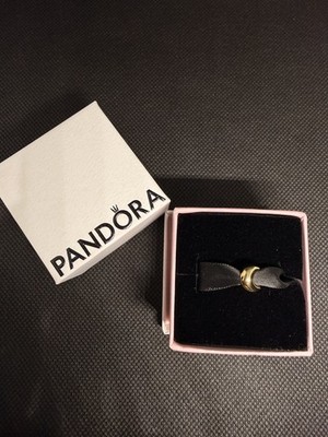 Genuine Pandora 14k Gold Plated Moon Mini Charm 764516C00