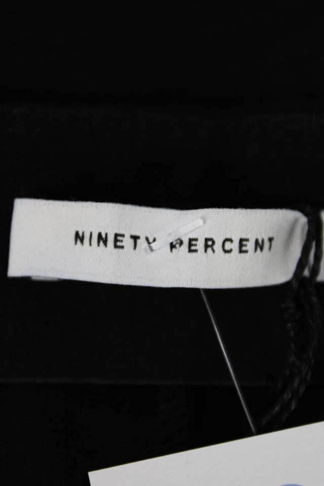 Legging feminina 90% algodão orgânico stretch skinny estribo preta tamanho G - Imagem 4 de 4