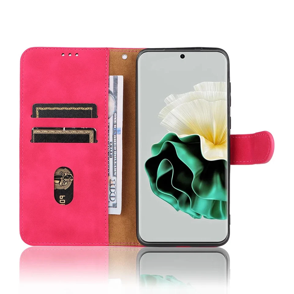 Shockproof Case For Huawei P60 Leather Cover Magnetic Stand Holder Protective  - Image 2 of 4