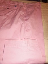 495- BNWOT Polo Ralph Lauren SOFT COTTON PINK Flat CHINOS WITH LOGO - 40 X 30