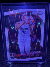 2025 Panini Prizm WNBA Brittney Griner White Seismic Prizm #45 Atlanta Dream