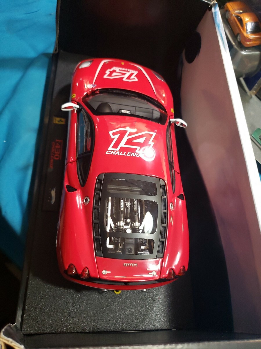 FERRARI F430 CHALLENGE RACE CAR #14 1:18 HOT WHEELS ELITE EDITION