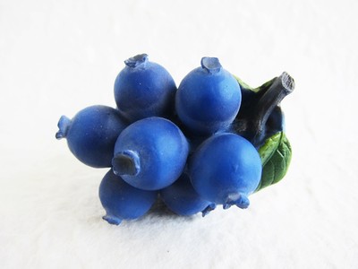 BLUEBERRY Fruit World 3D Fridge Magnet Resin Memo Souvenir Gift Refrigerator