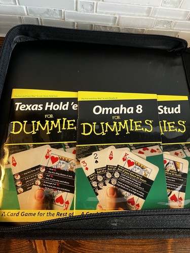 Poker For Dummies Kit Chips Cards Texas Hold-em NEW - Bild 4 von 6