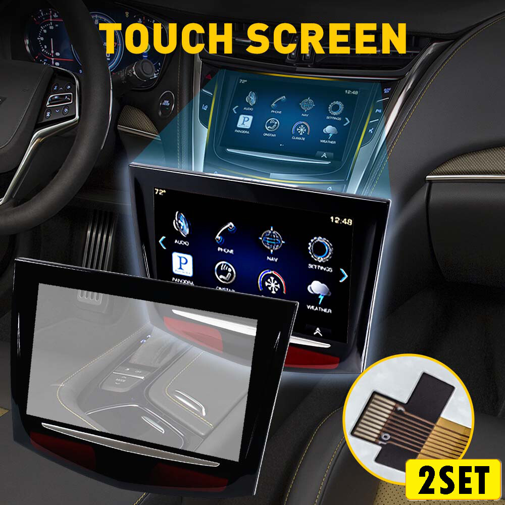Repair & Replace Touch Screen Display for Cadillac CUE Systems in ATS, CTS, ELR, Escalade, SRX, XTS 2-Pack Set