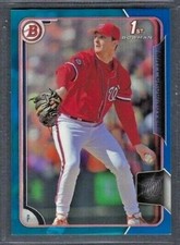 Matt Crownover 2015 Bowman Draft 1st Bowman ROOKIE RC BLUE /150 #183 Nationals