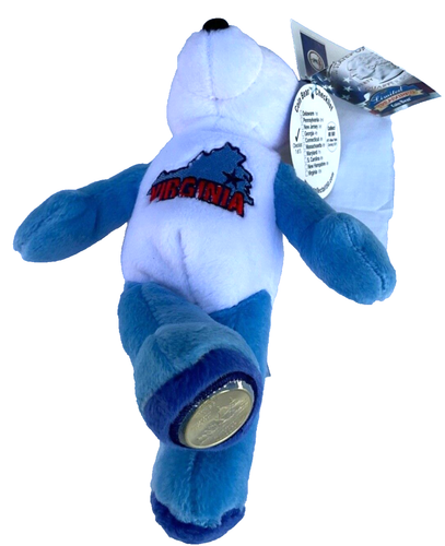 Limited Treasures Coin Bear 50 States of America Bear Virginia 10TH STATE 2002 - Picture 8 of 11