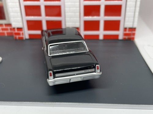 1967 67 Chevy Nova SS Black Opening Hood 1/64 Red Line Tires Limited Edition - Picture 6 of 7