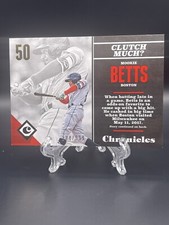 2017 Panini Chronicles “Clutch Much”  #86 Mookie Betts /999 Red Sox