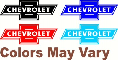 Chevrolet Logo Buy 1 get 3 FREE Decal Vinyl Sticker JDM window Truck FREE SHIP