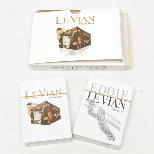 Eddie LeVian Chocolatier 2 Decks of Playing Cards Sealed Inside Damaged Box  - Bild 1 von 5
