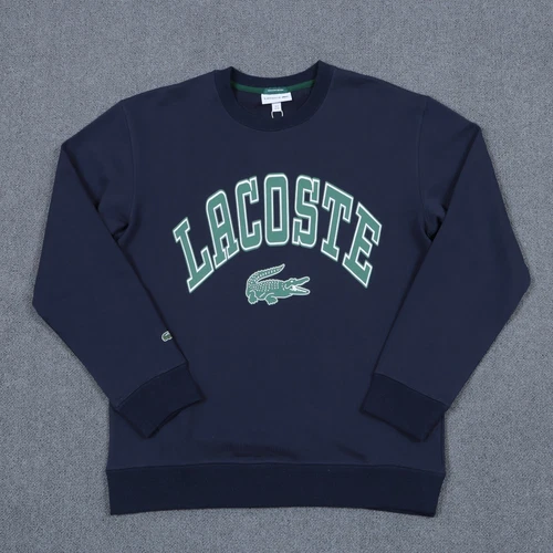 LACOSTE x BEAMS Men’s Oversizd Sweatshirt In Blue - Picture 1 of 10