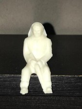 REL Wagon Rider in White Plastic. Riding Shotgun.  1950s