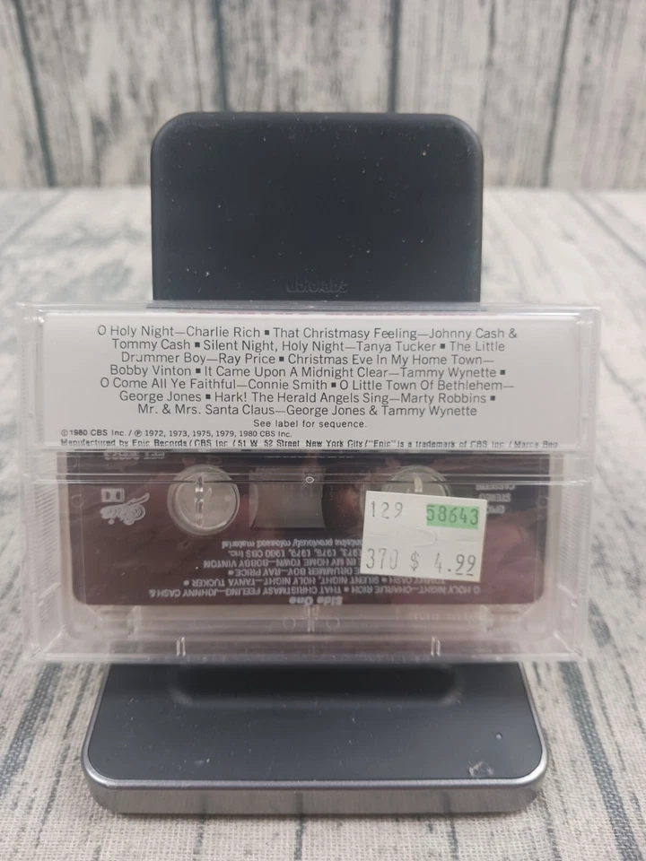 Country Christmas (Cassette, 1980, CBS) Johnny Cash, Charlie Rich - Brand New - Image 2 of 2