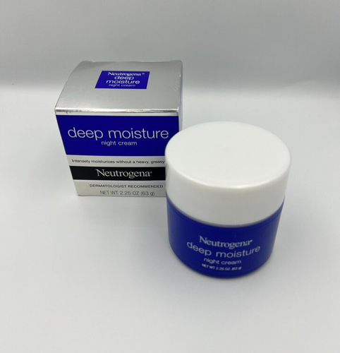 Neutrogena Deep Moisture Night Cream 2.25oz NEW IN BOX Vitamin D3 & Glycerin