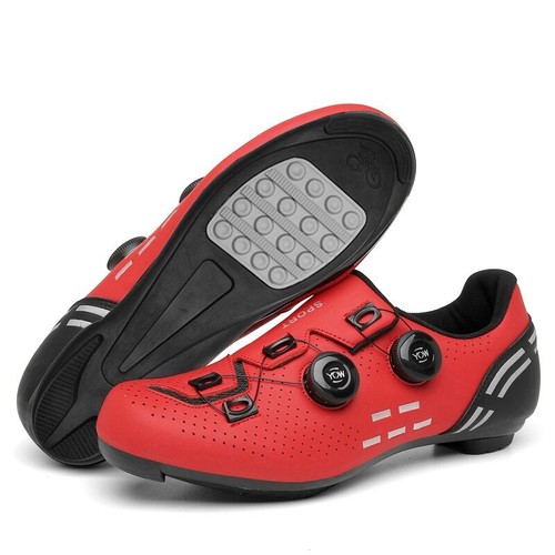 Speed Bicycle Shoes Carbon Pedals Racing Footwear Men Cycling Shoes MTB Cleats - Picture 10 of 42