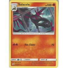 34/236 Salazzle Rare: Pokemon Trading Card Game SM-11 Unified Minds
