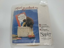 Basket Weaving Craft Kit. Miniature Cane Tote Unopened Complete Kit 7309